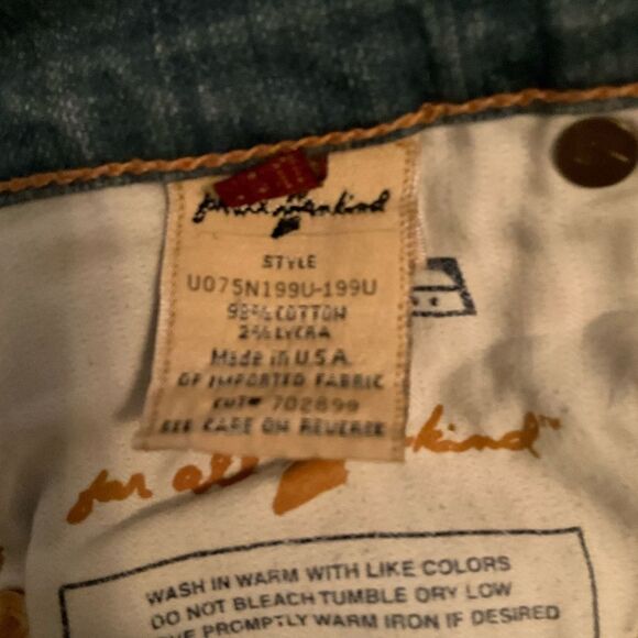 7 For All Mankind 7FAM Low Rise Y2K Boot Cut Jeans 26 X 30 - Picture 11 of 12